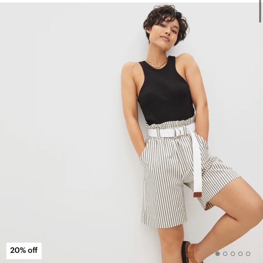 Everlane paperbag shorts